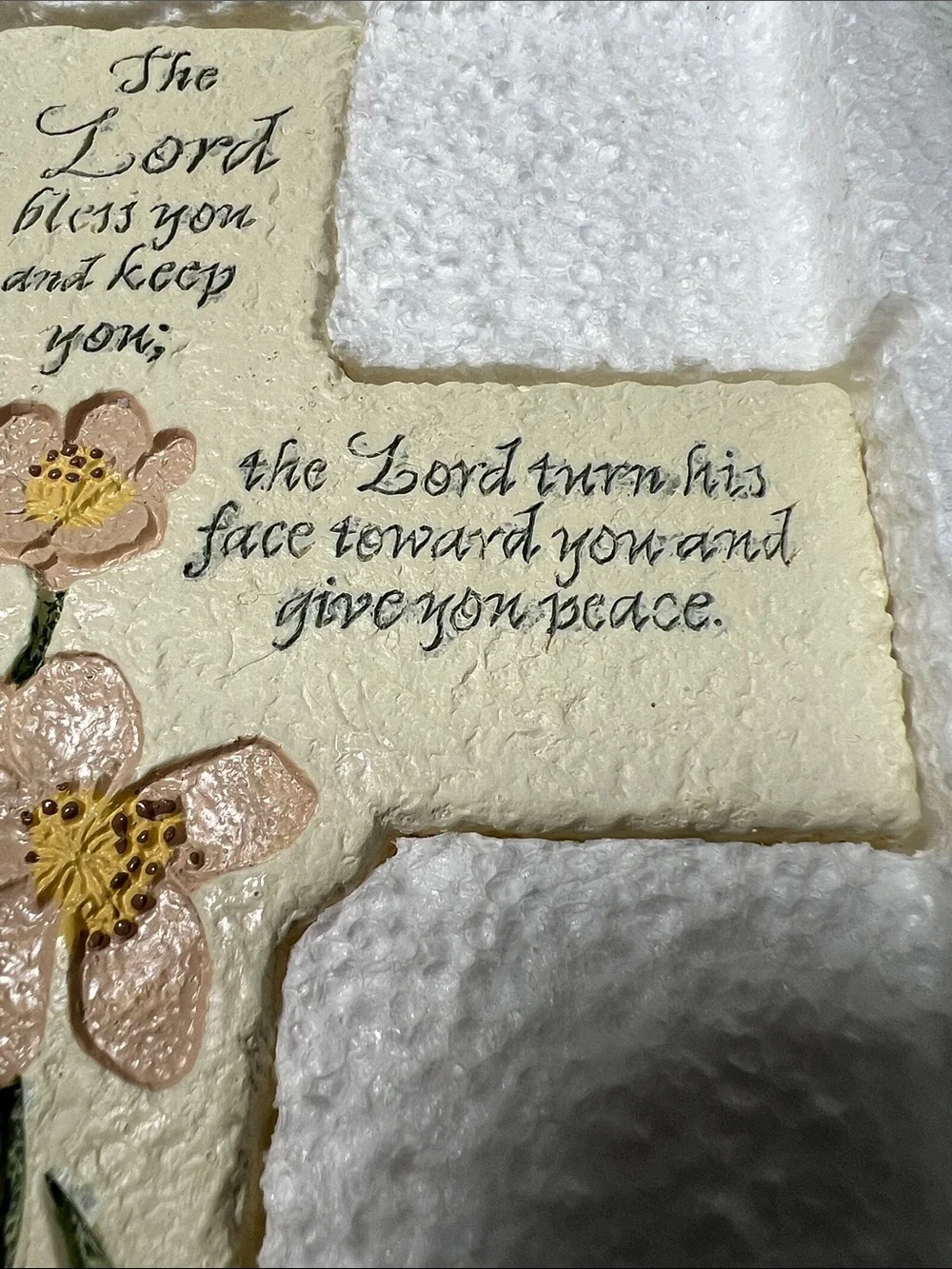 Decorative CROSS Inspirio ​The Lord Bless U n Keep U Verse 6:24-26 Wall